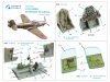 Quinta Studio QD72165 P-39Q/N Airacobra 3D-Printed coloured Interior on decal paper (Arma Hobby) 1/72